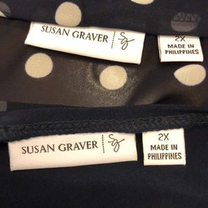 Susan Graver Top and Vest set